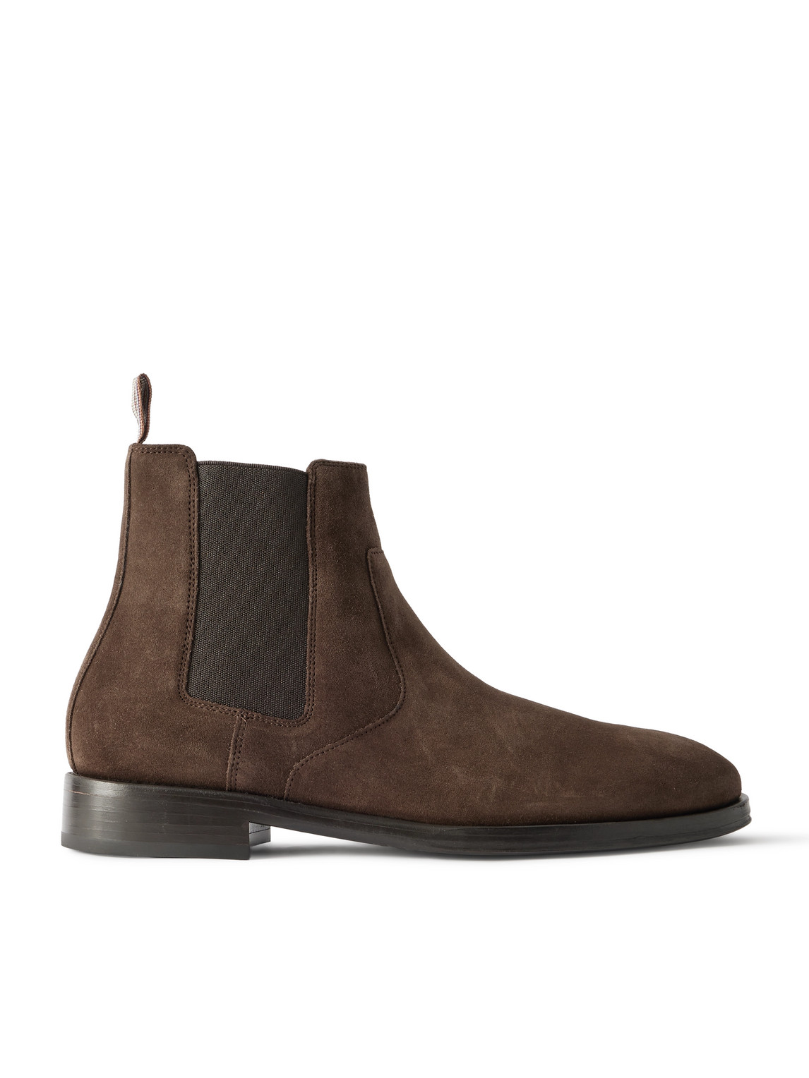 Paul Smith Suede Chelsea Boots In Brown