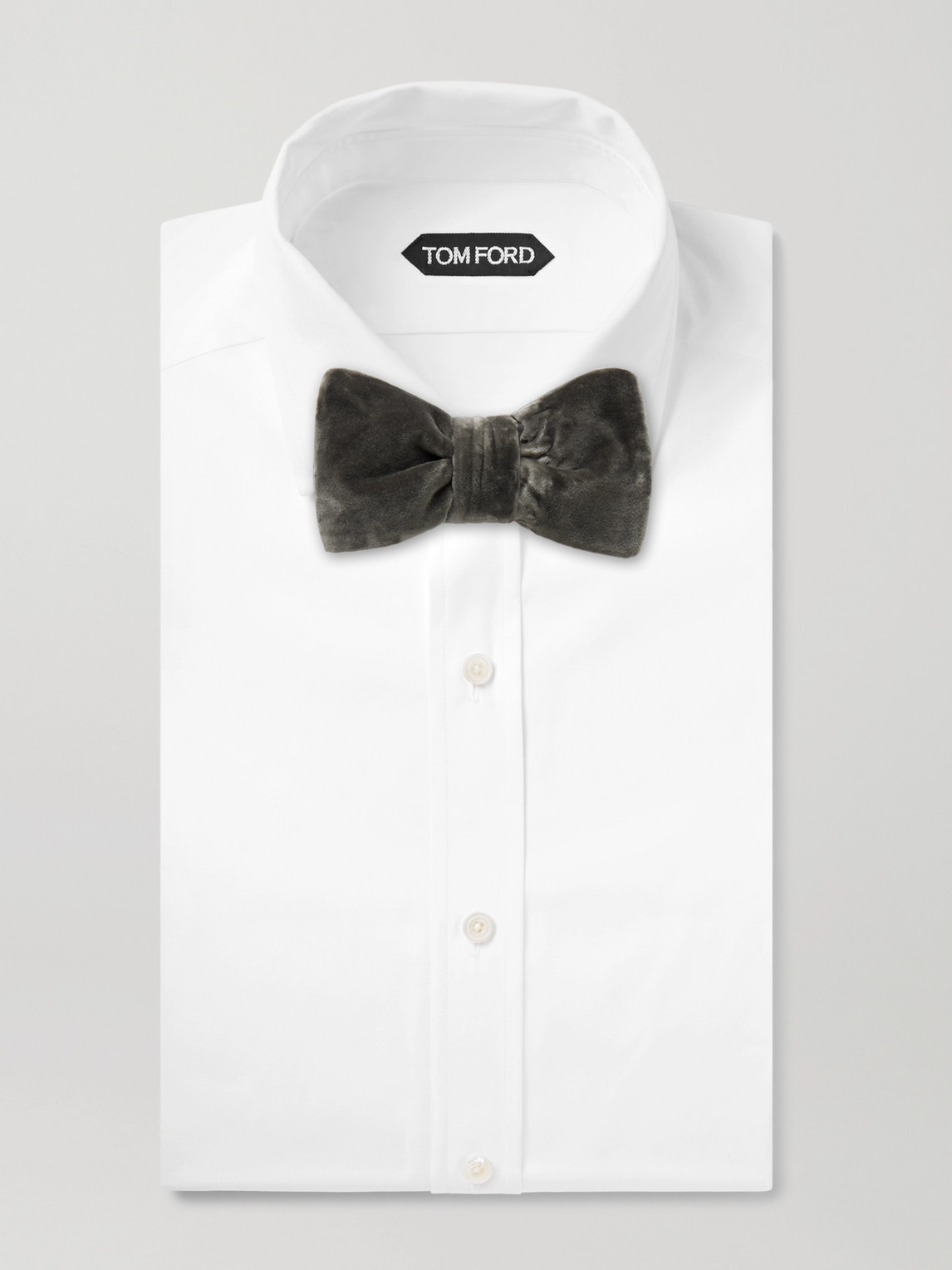 Tom Ford Pre-tied Cotton-velvet Bow Tie