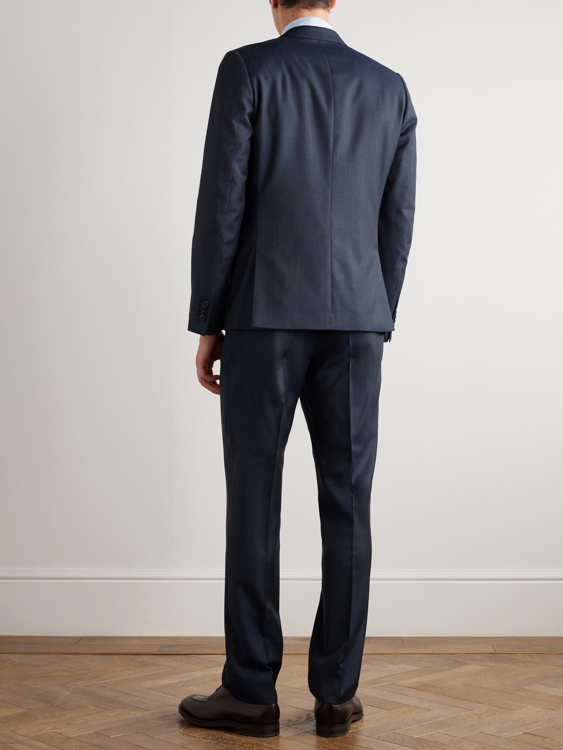 Paul Smith The Soho Striped Wool Suit In Blue