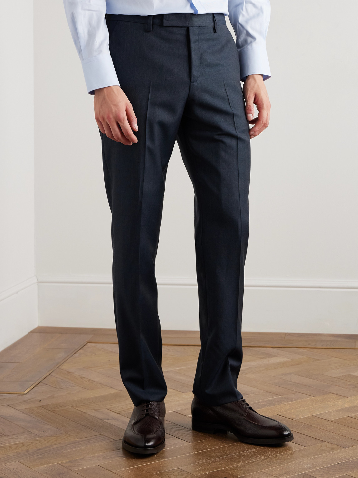 Paul Smith The Soho Striped Wool Suit In Blue