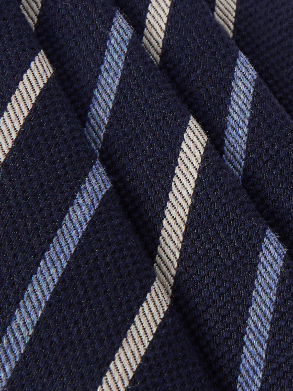 Paul Smith 8cm Striped Wool And Silk-blend Tie