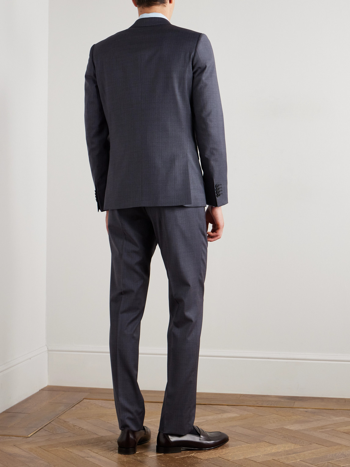Paul Smith The Soho Striped Wool Suit In Blue