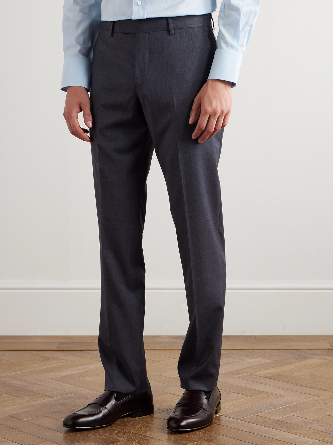 Paul Smith The Soho Striped Wool Suit In Blue