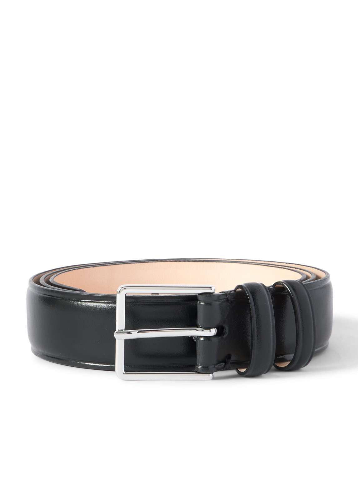 3cm Glossed-Leather Belt