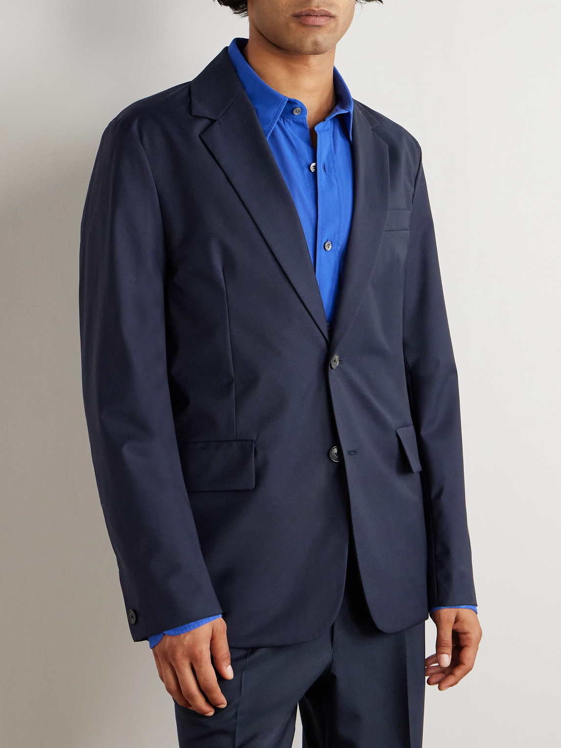  Paul Smith - Green Storm System® Wool Blazer - Men - Blue - Uk/us 38 