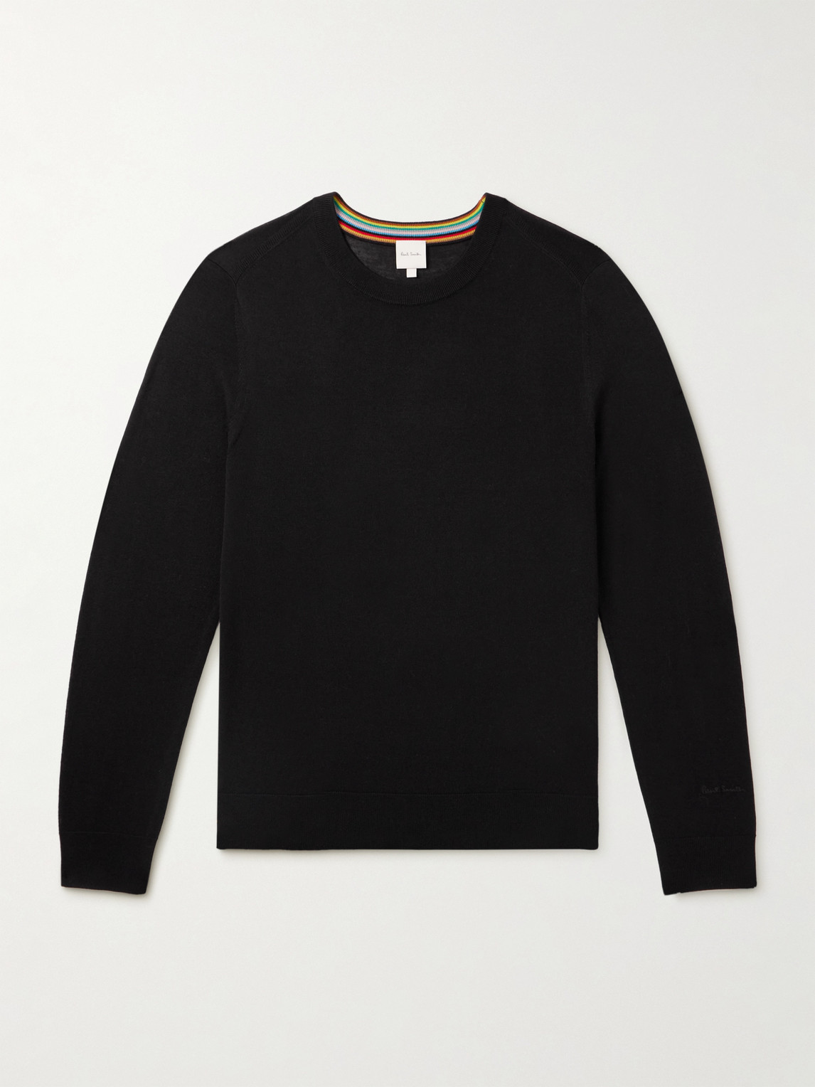 Paul Smith Logo-Embroidered Merino Wool weater - Men