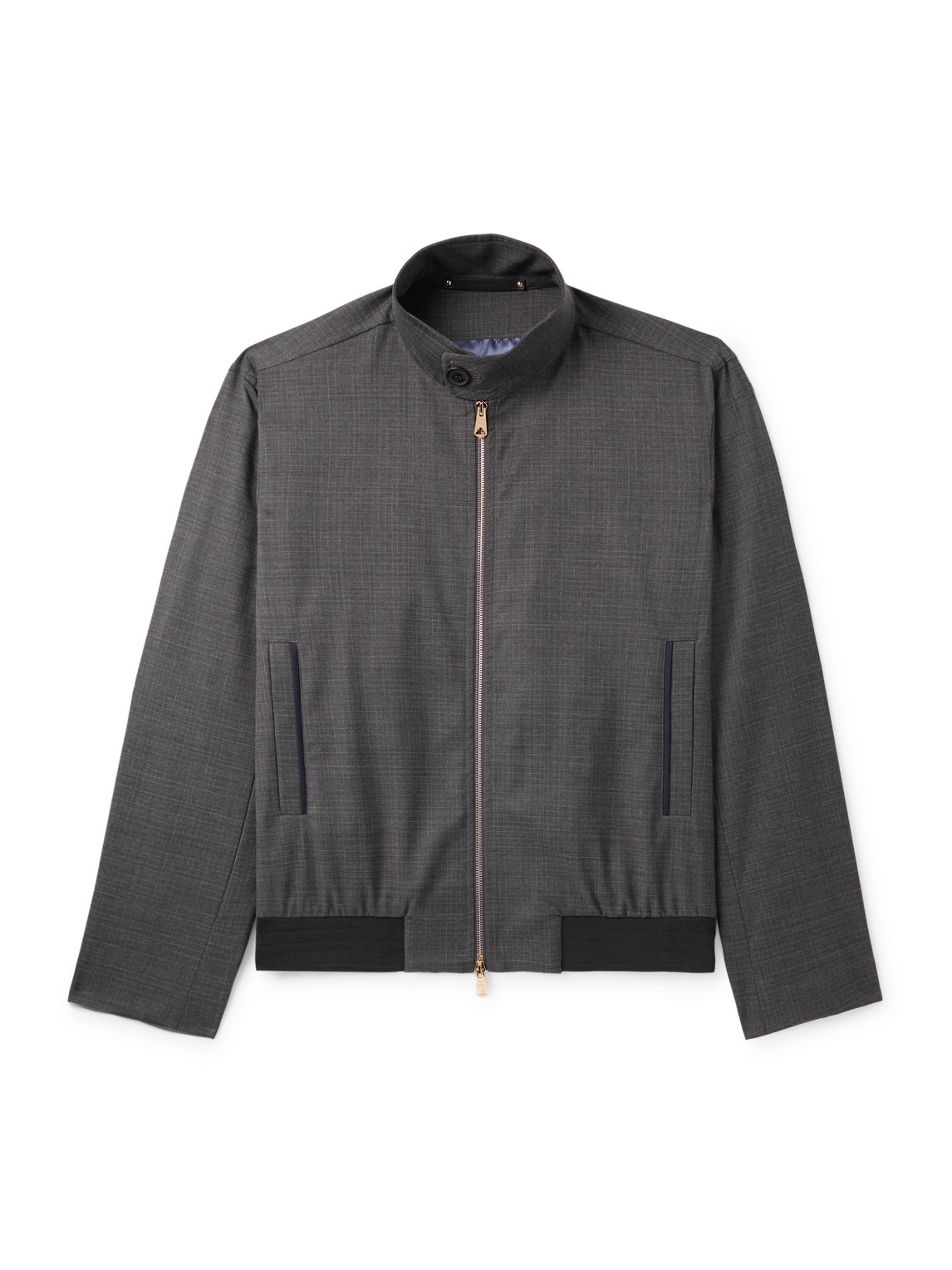 Paul Smith Checked Wool Bomber Jacket