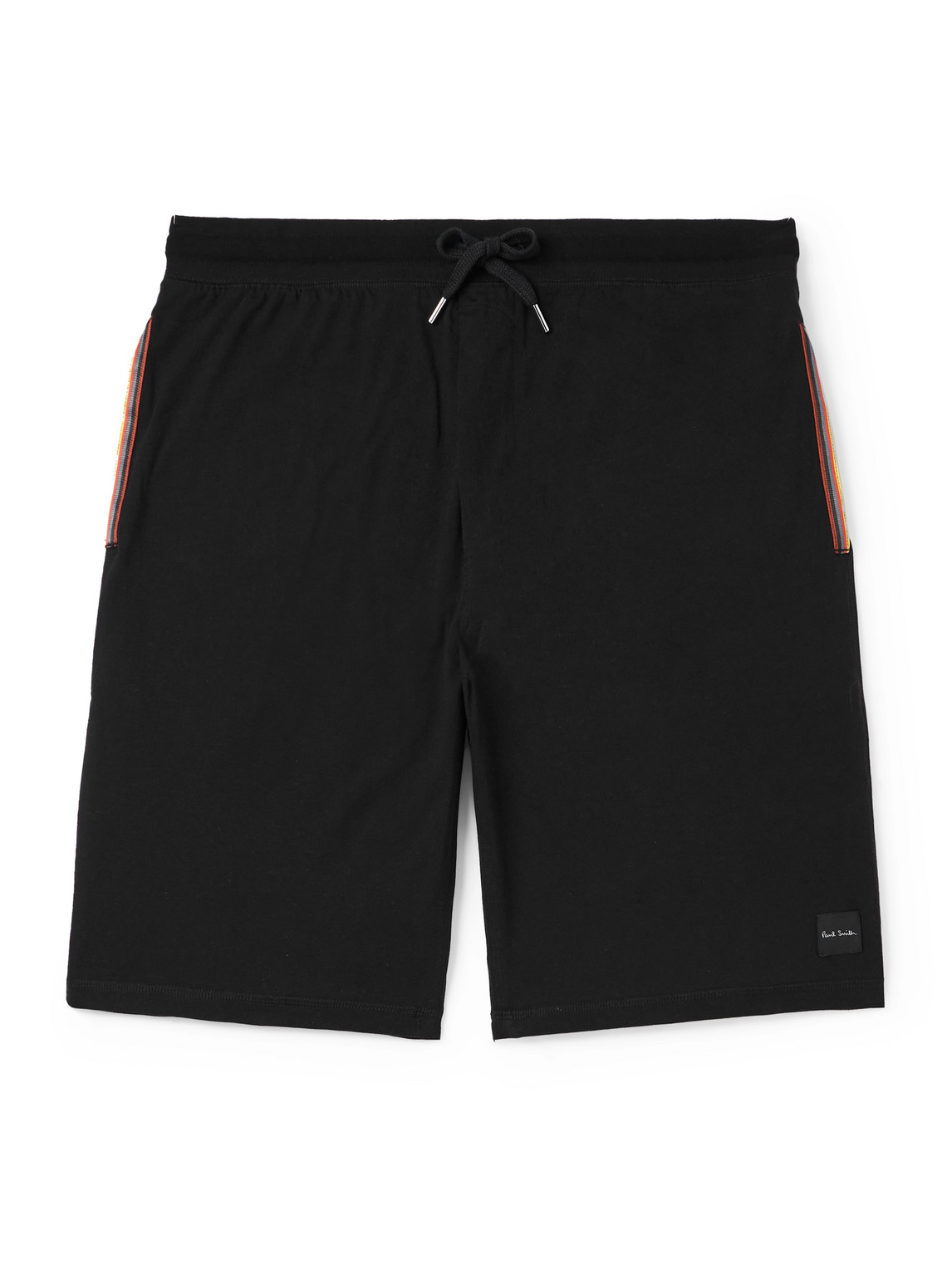Straight-Leg Logo-Appliquéd Cotton-Jersey Shorts