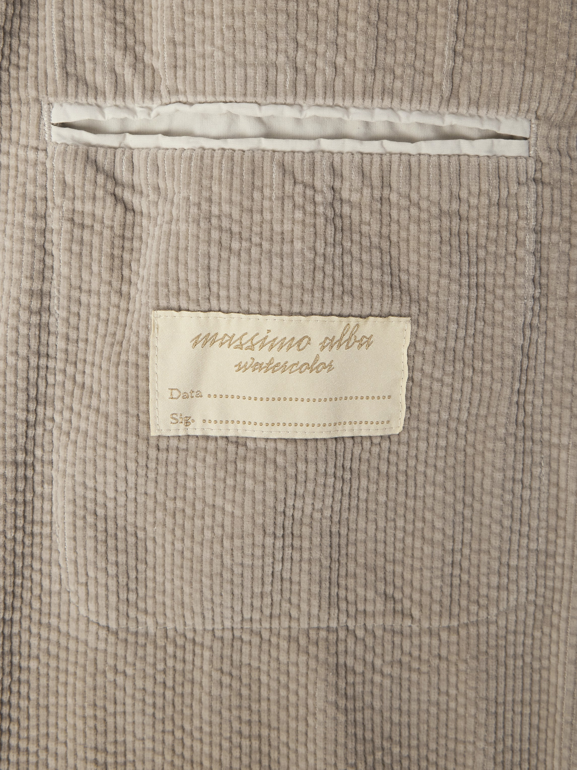 Massimo Alba Sloop Cotton-corduroy Suit In Neutral