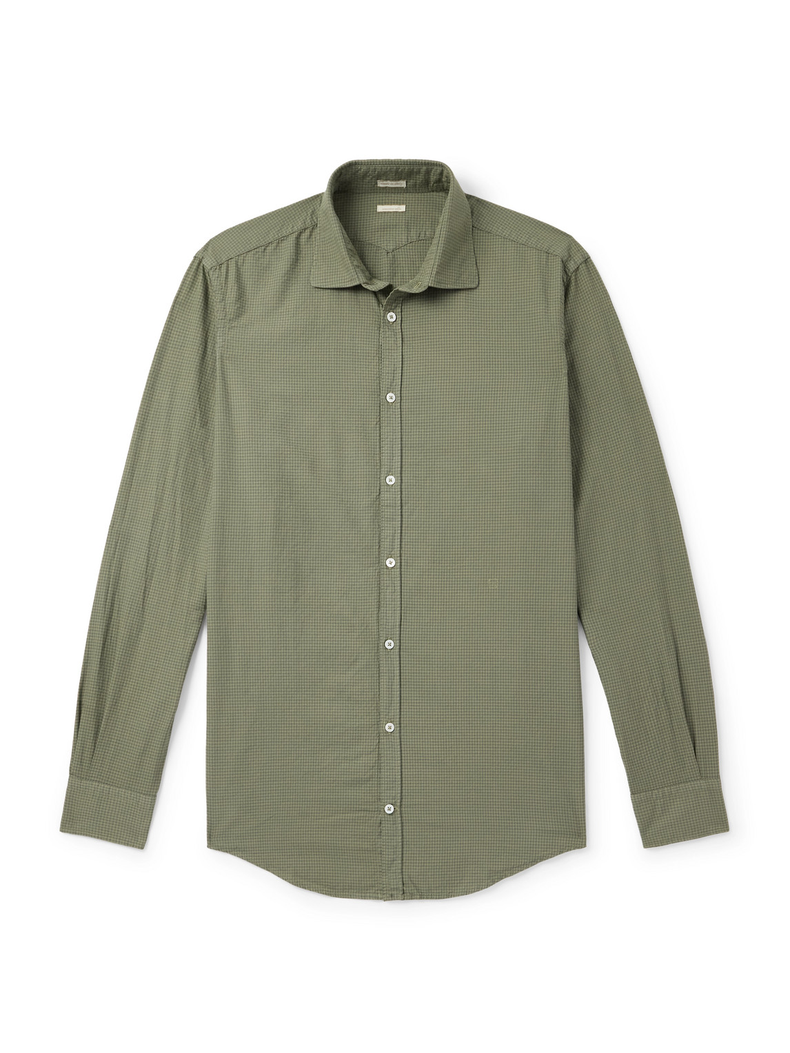 Canary Checked Cotton Shirt