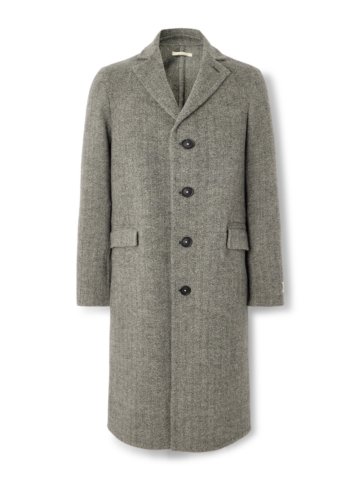 Austin Herringbone Virgin Wool Coat