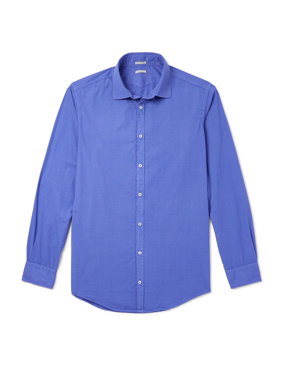 Canary Slim-Fit Checked Cotton-Poplin Shirt
