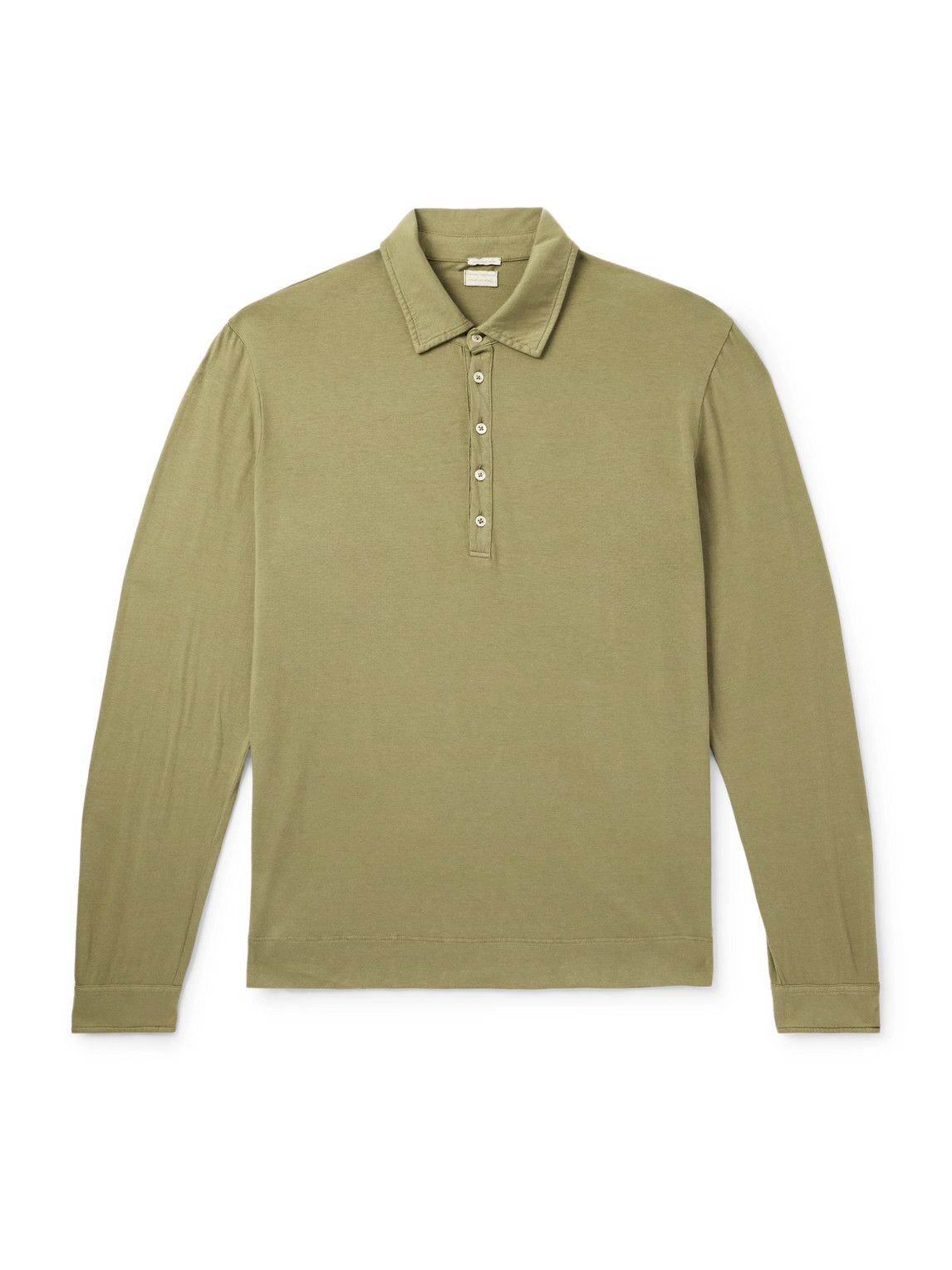 Ischia Cotton and Cashmere-Blend Jersey Polo Shirt