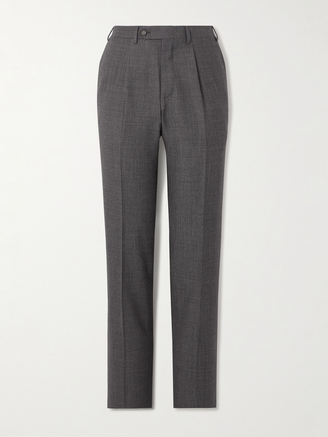 Canali Straight-Leg Pleated Wool Suit Trousers - Men