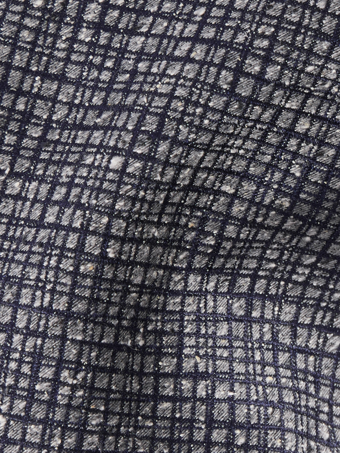 Canali 8cm Checked Silk-jacquard Tie In Gray