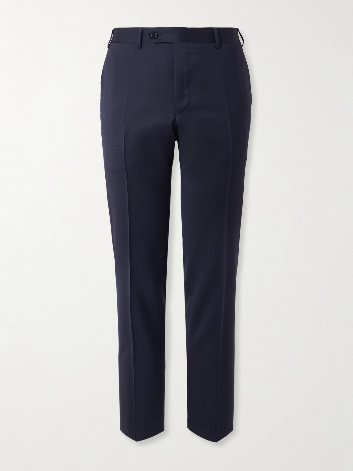 Canali Slim-Fit Straight-Leg Super 130s Wool-Twill Suit Trousers - Men