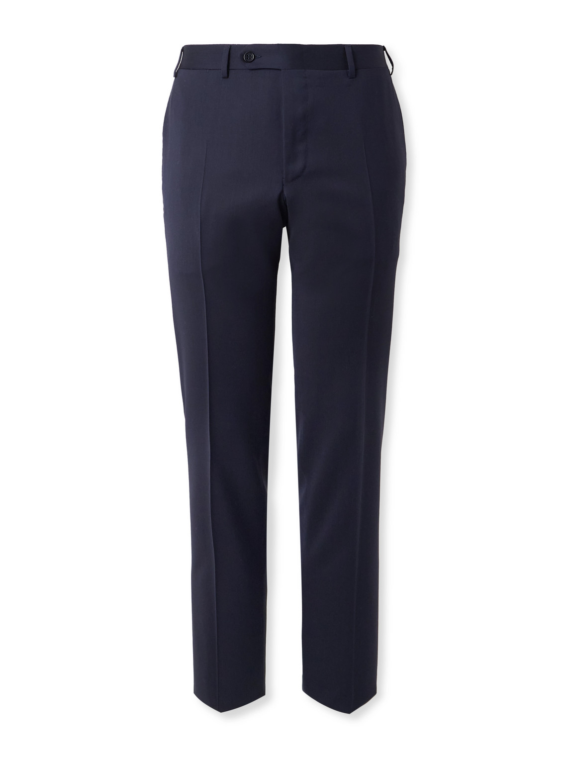 Slim-Fit Straight-Leg Super 130s Wool-Twill Suit Trousers