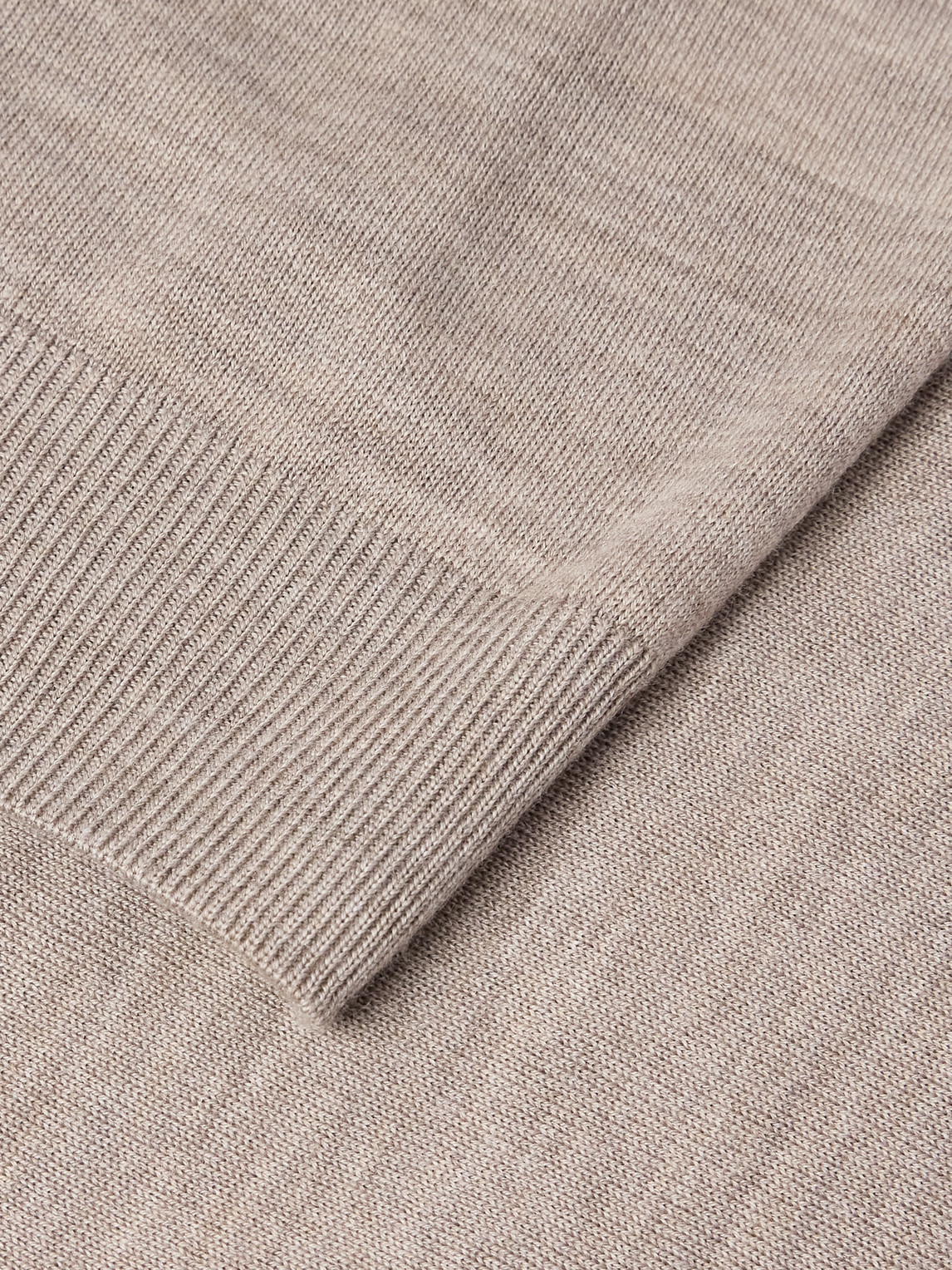 Canali Merino Wool Sweater In Brown