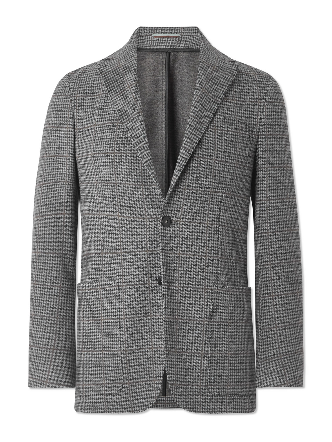 Canali Impeccabile Puppytooth Wool Blazer In Gray