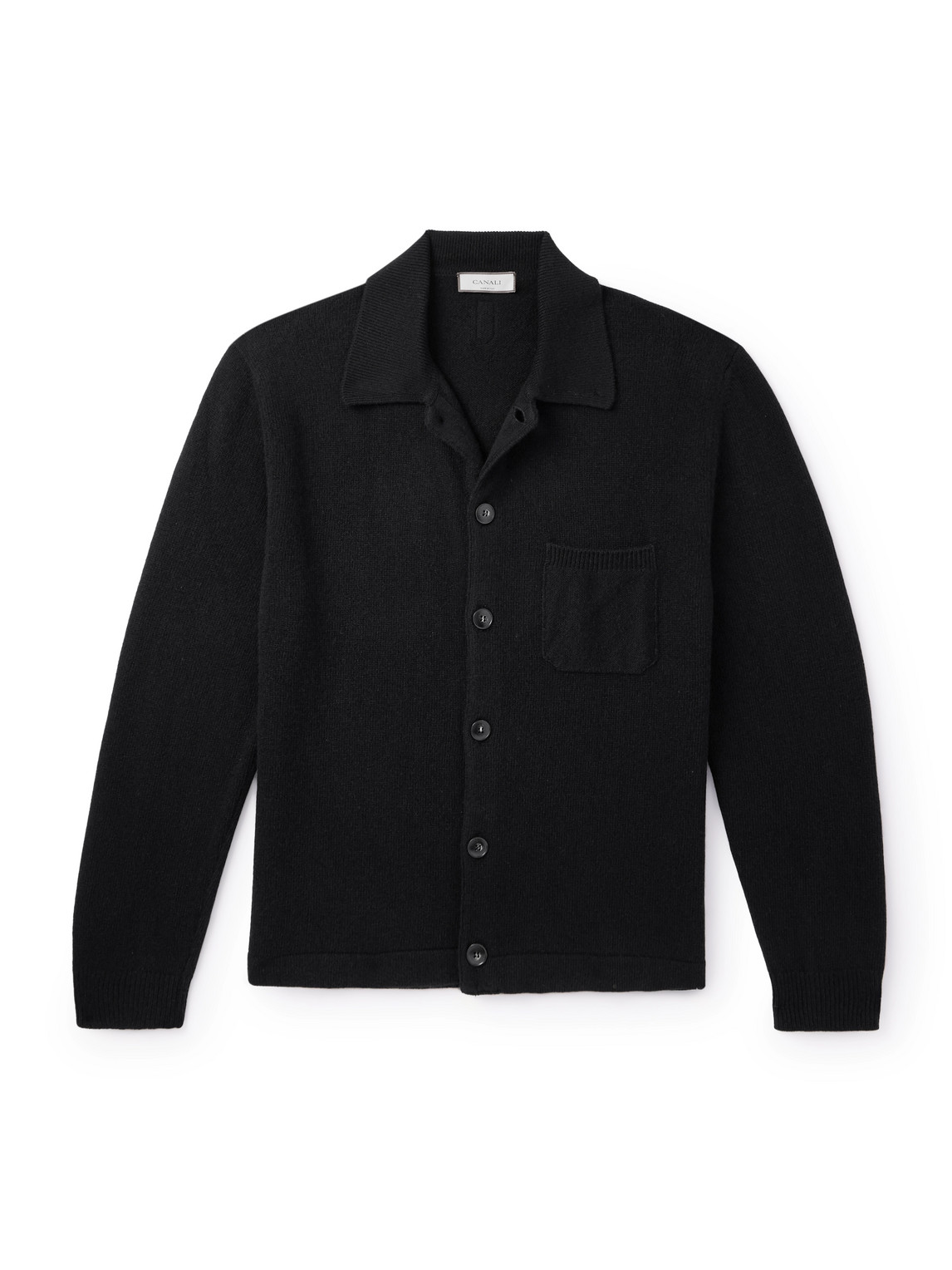 Canali Wool And Cashmere-blend Cardigan
