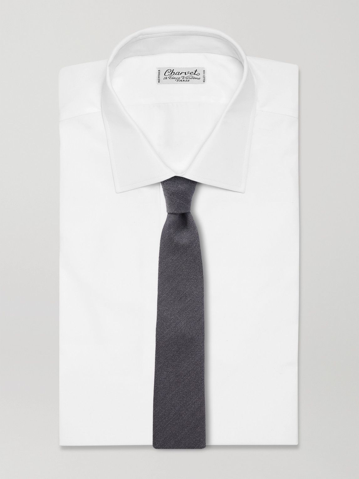 Canali 8cm Wool And Silk-blend Tie In Black