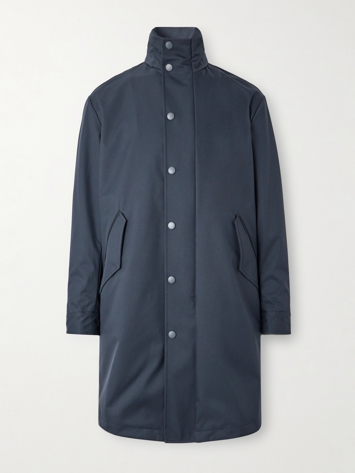 Canali Sanremo Shell Parka In Blue