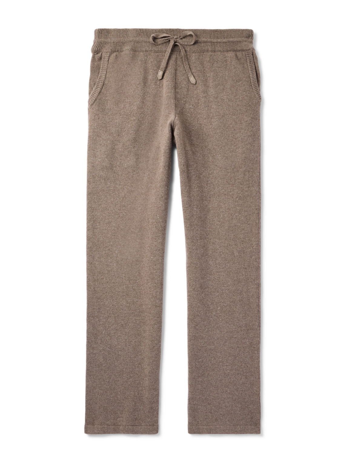 Straight-Leg Wool and Cashmere-Blend Sweatpants