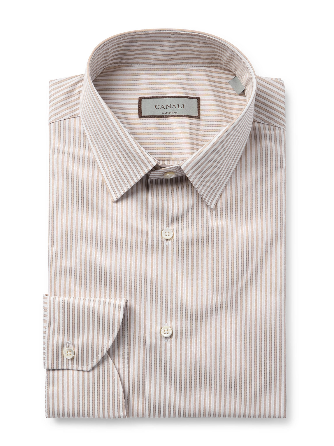 Striped Cotton-Poplin Shirt