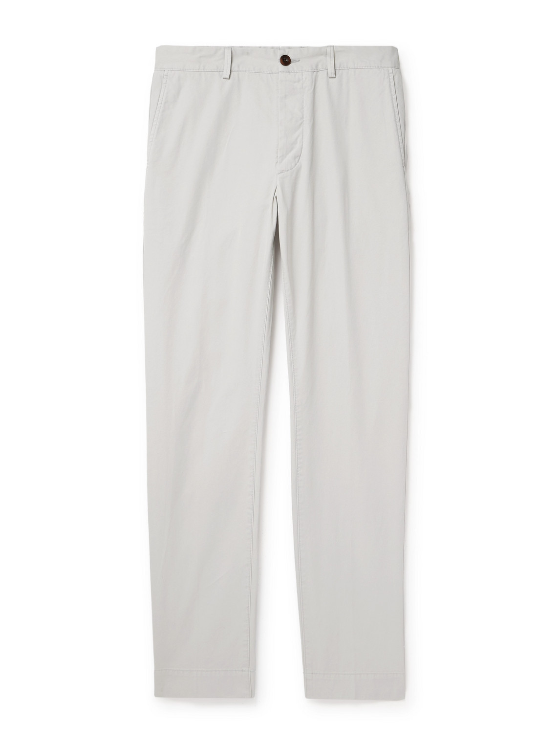 Field Straight-Leg Garment-Dyed Cotton-Twill Trousers