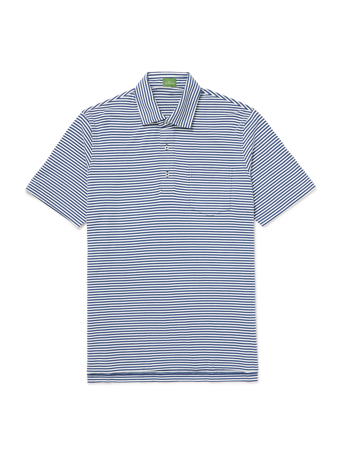 Striped Pima Cotton-Piqué Polo Shirt