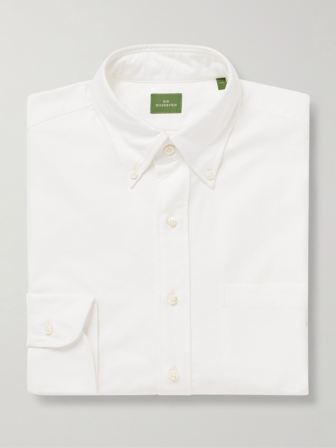 Sid Mashburn Button-Down Collar Cotton Oxford Shirt - Men