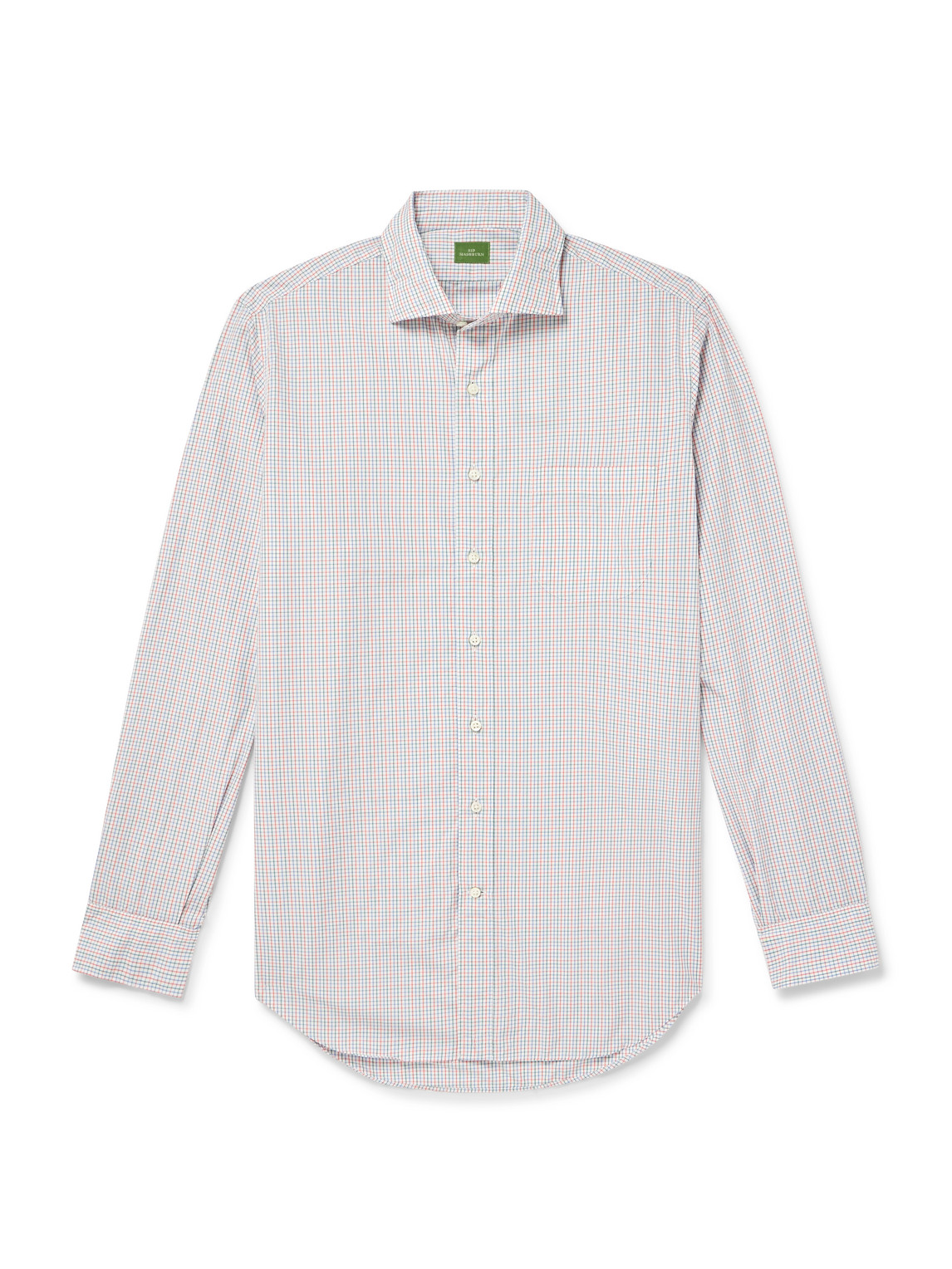 Checked Cotton-Poplin Shirt