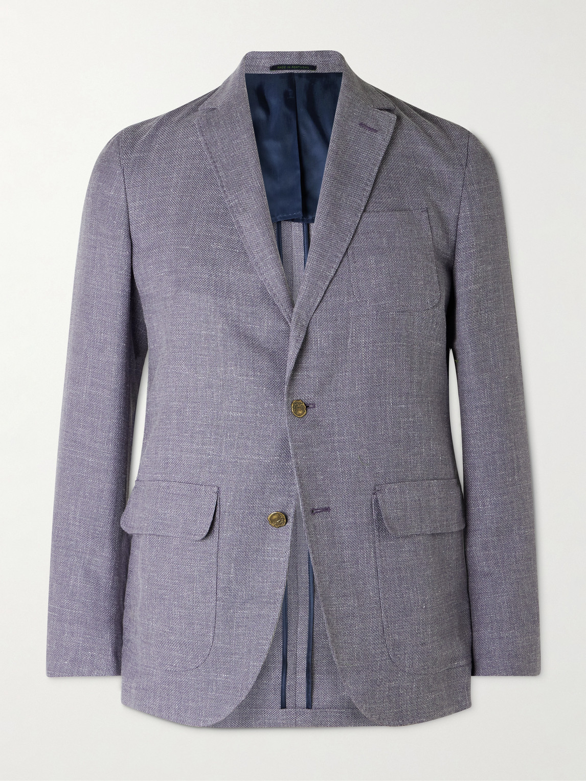 Sid Mashburn – Ghost Slim-Fit Wool, Cotton, Silk and Linen-Hopsack Blazer