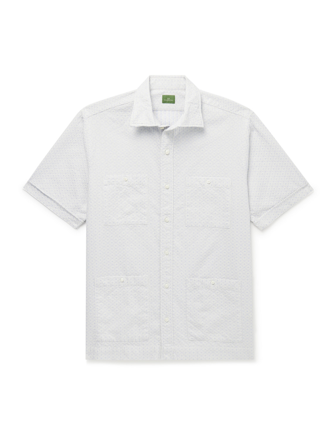 Marquez Embroidered Cotton-Voile Shirt