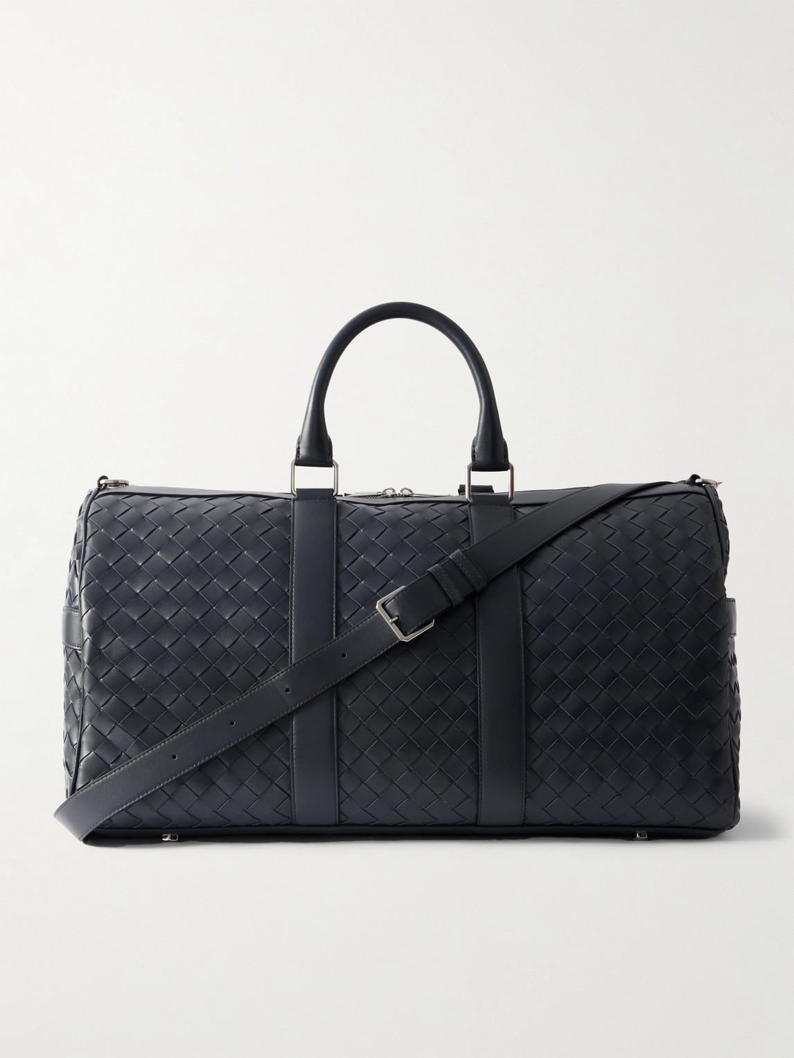 Bottega Veneta Intrecciato Leather Weekend Bag - Men