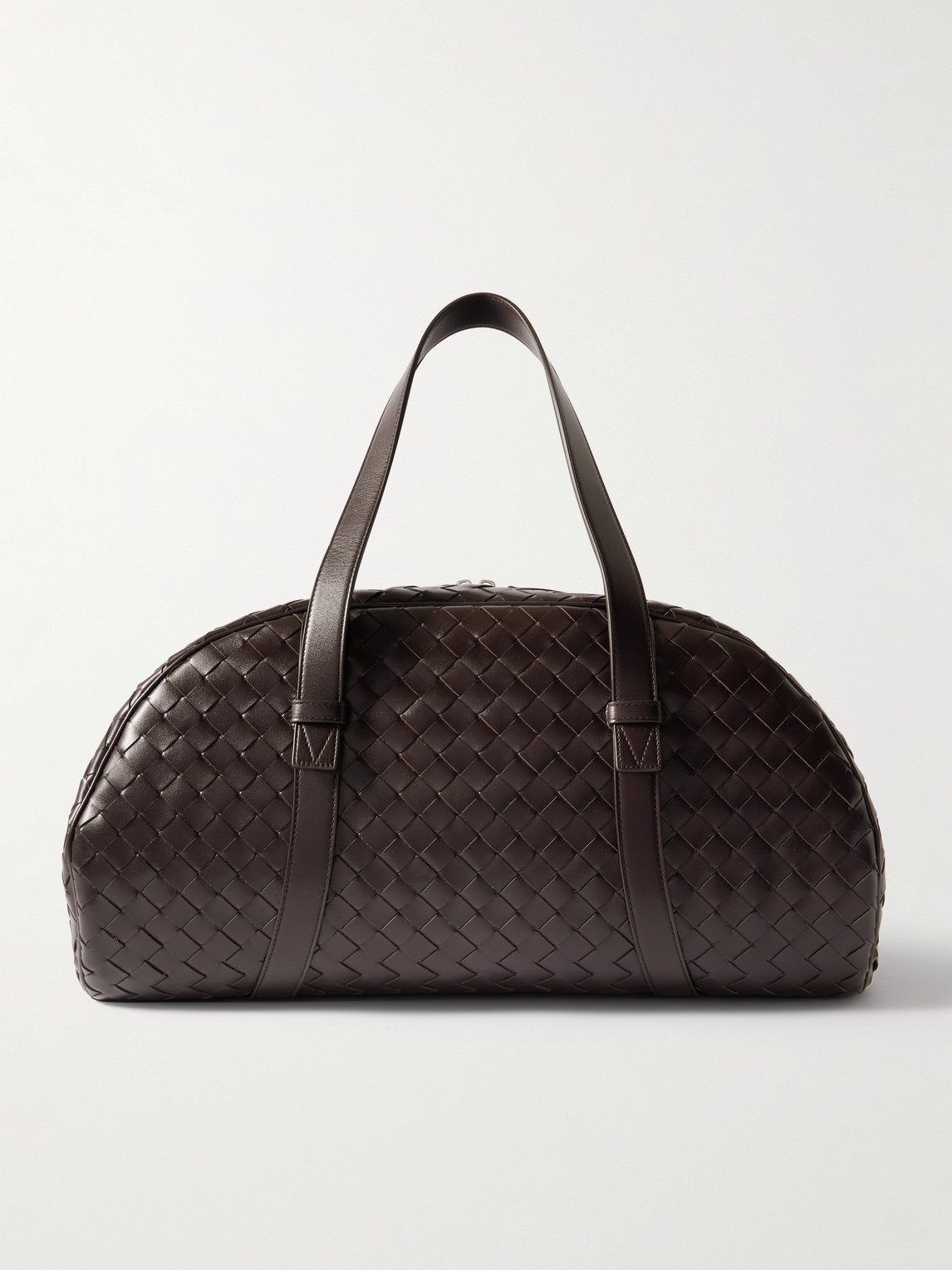 Bottega Veneta Jim Queen Medium Intrecciato Leather Duffle Bag - Men