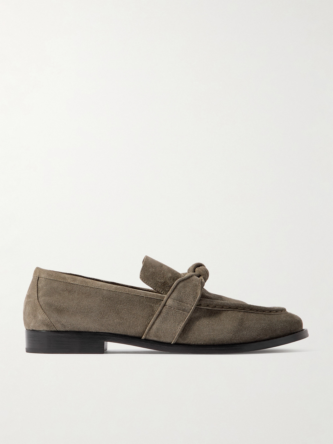 Bottega Veneta Astaire Knotted Suede Loafers EU 42