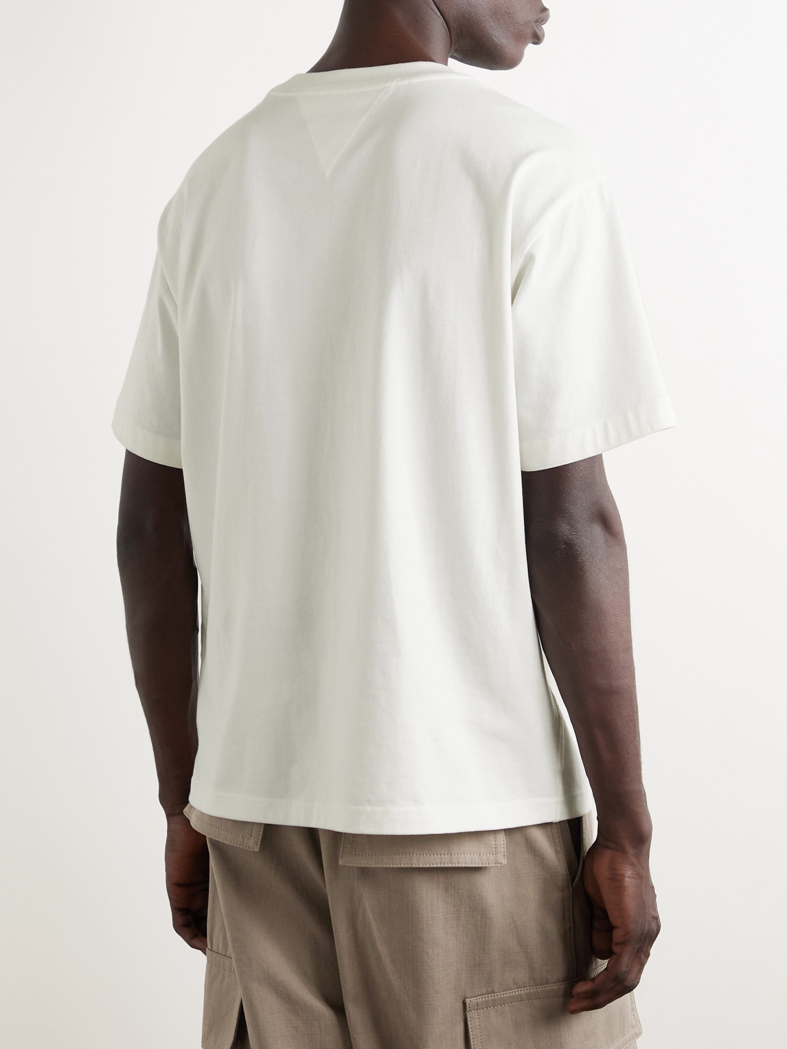 Bottega Veneta - Intrecciato Suede-Trimmed Cotton-Jersey T