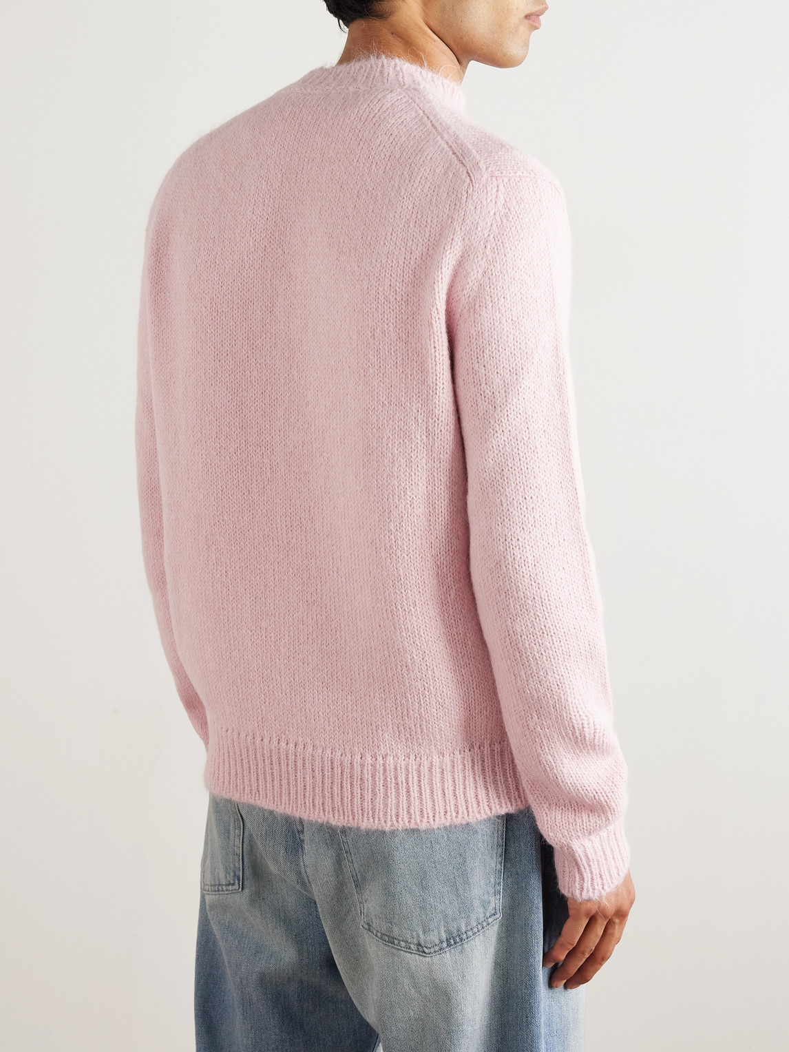 Jil Sander Alpaca-blend Sweater In Pink