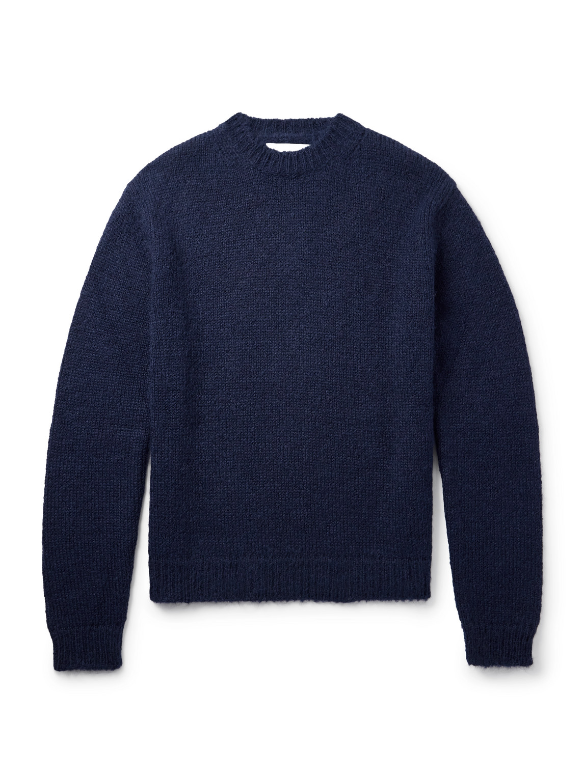 Jil Sander Alpaca-blend Sweater In Blue