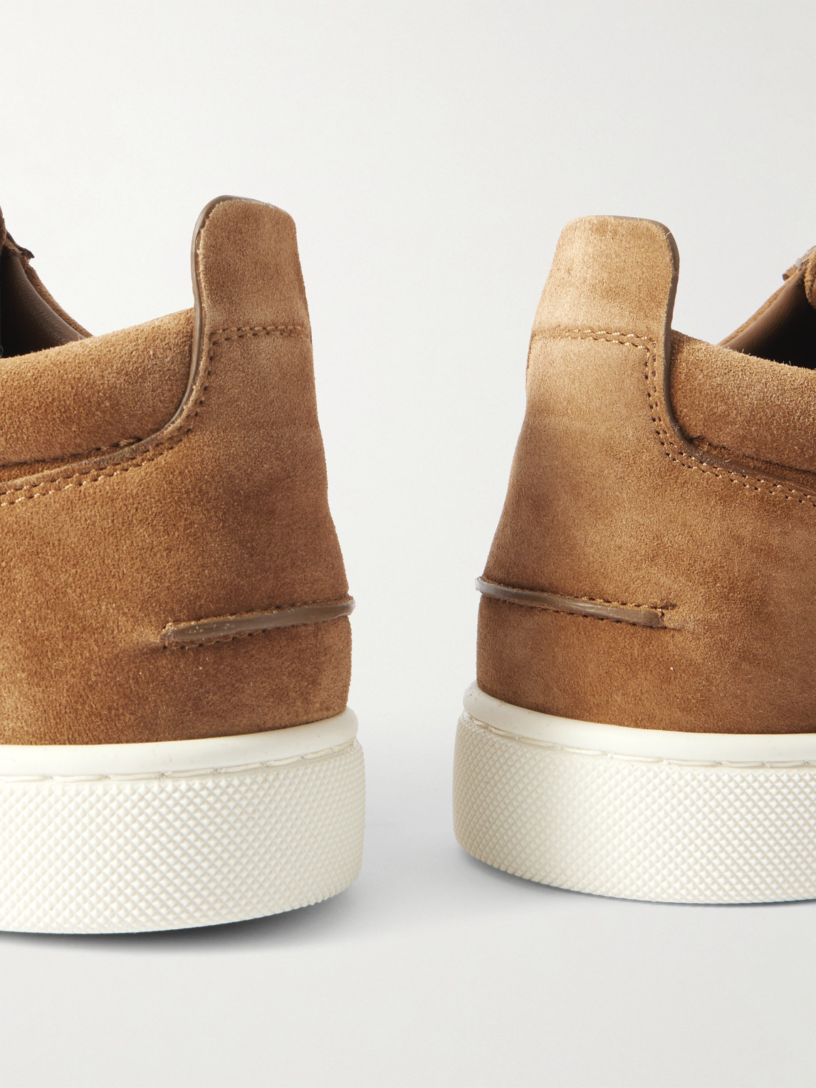 Christian Louboutin St Louis Suede Slip-on Sneakers In Brown