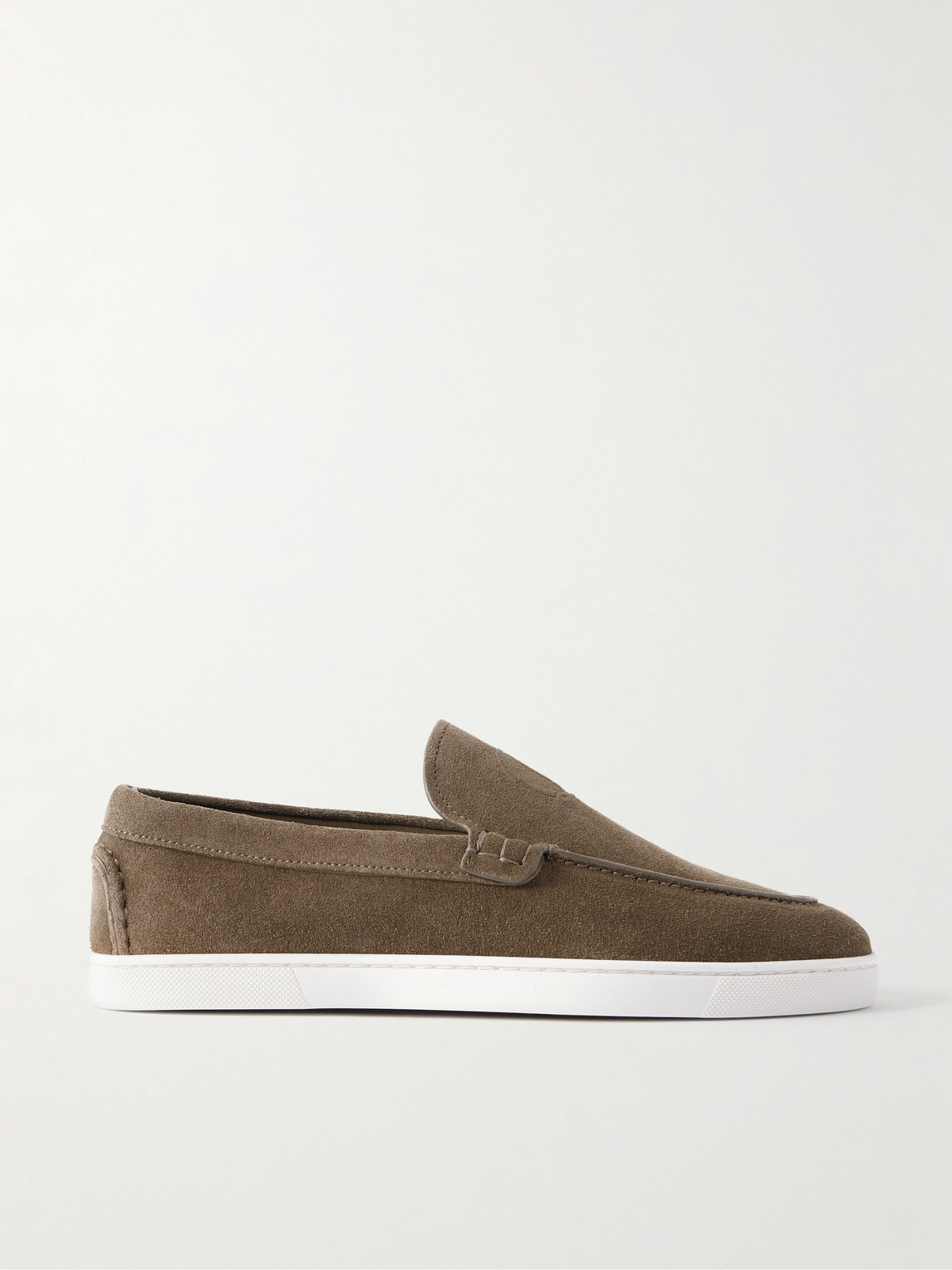 Christian Louboutin Moonboat Suede Loafers - Men