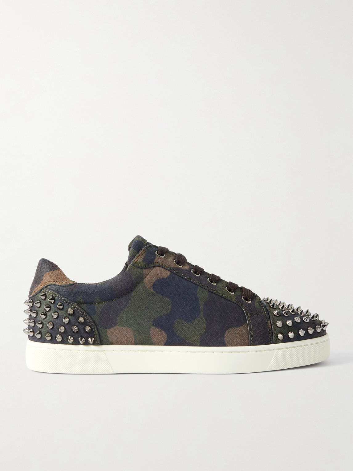 Christian Louboutin Seavaste 2 Studded Camouflage-Print Canvas Sneakers - Men