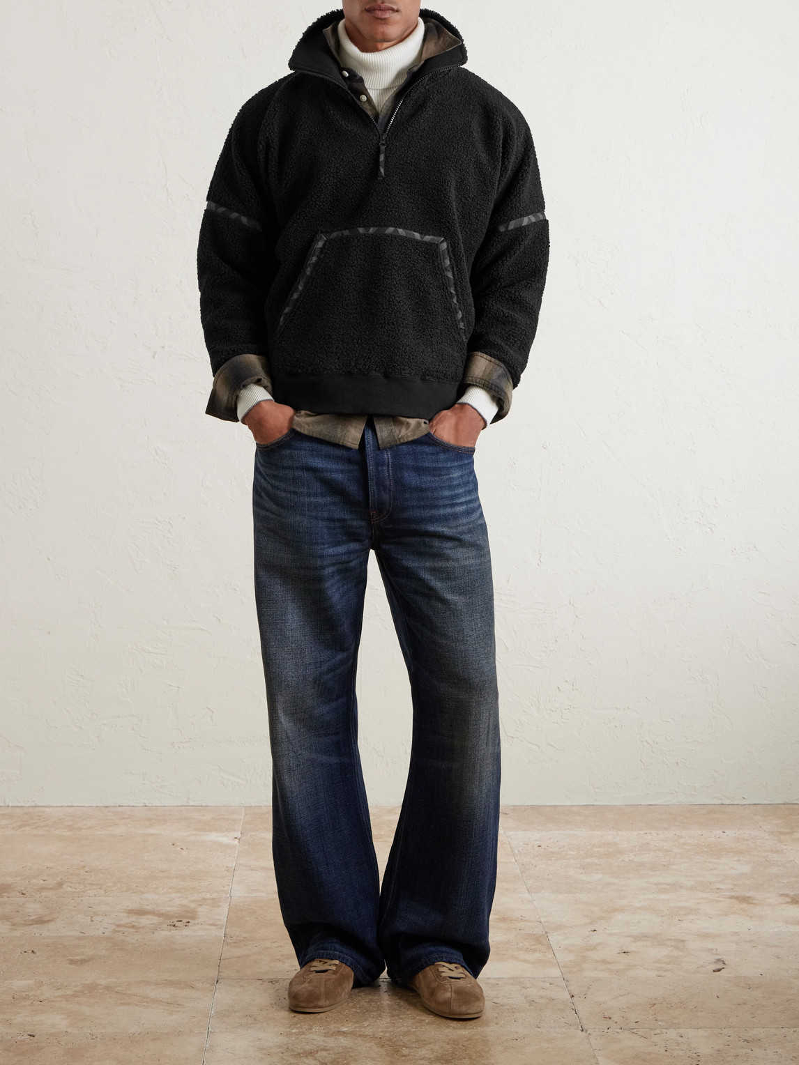 Manaaki Ari Fleece Half-zip Sweatshirt In Multi