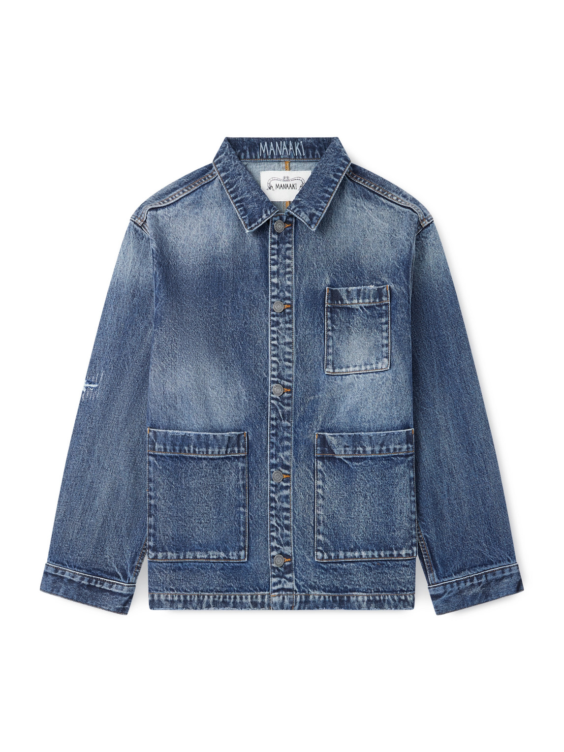 Manaaki Toi Denim Jacket In Blue
