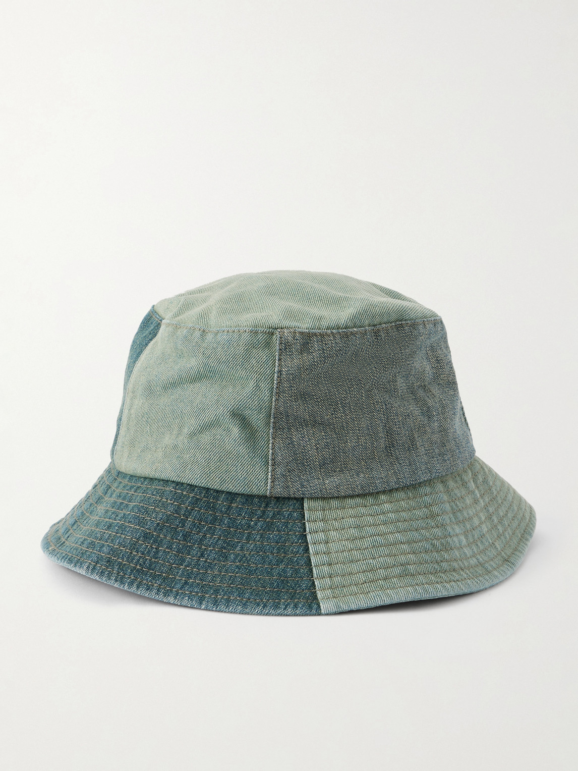 MANAAKI – Patchwork Denim Bucket Hat