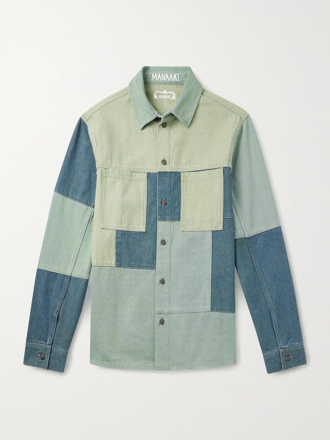 MANAAKI – Patchwork Denim Shirt