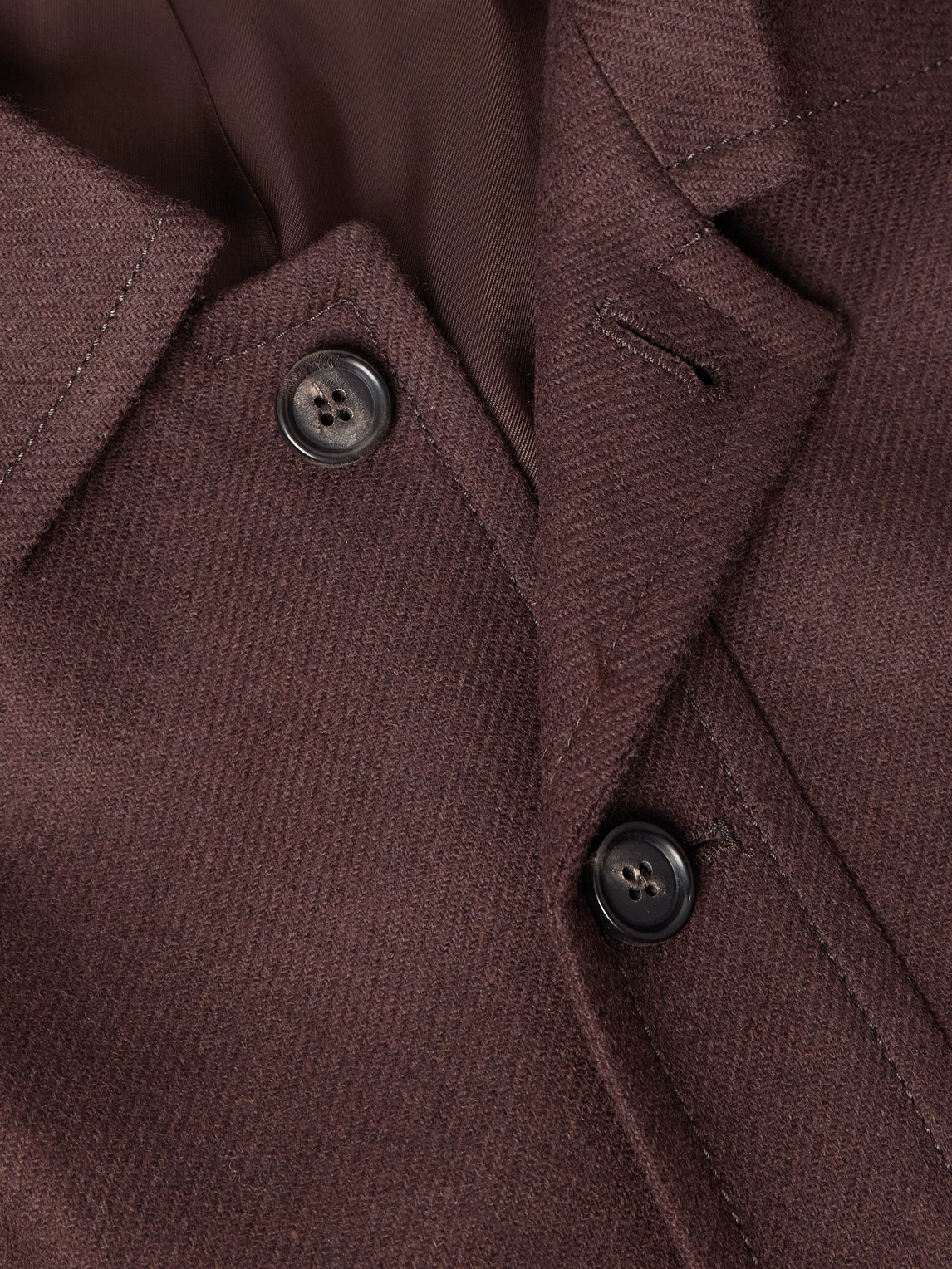 Bode Franck Wool-twill Jacket In Brown