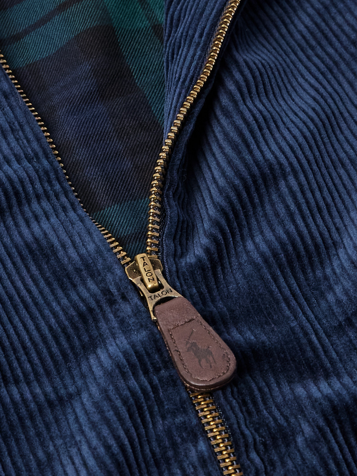 Polo Ralph Lauren Logo-embroidered Cotton-corduroy Jacket In Blue