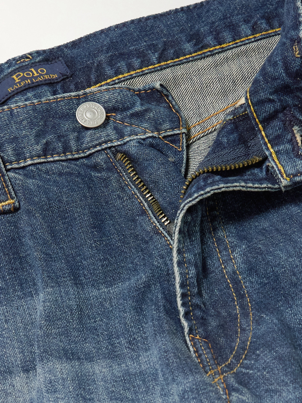 Polo Ralph Lauren Hampton Slim-fit Straight-leg Jeans In Blue